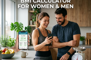 BMI Calculator for women and men - fivtool.com